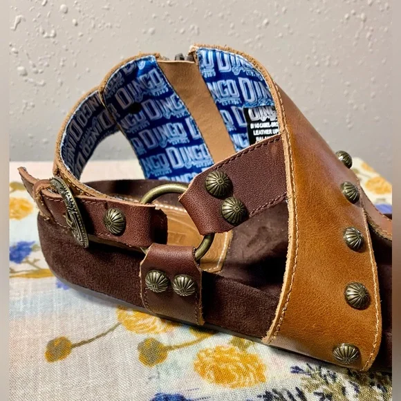 Dingo Sage Brush Leather Sandals Size 8 - Picture 10 of 12